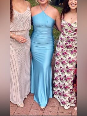 Fashion nova blue maxi dress